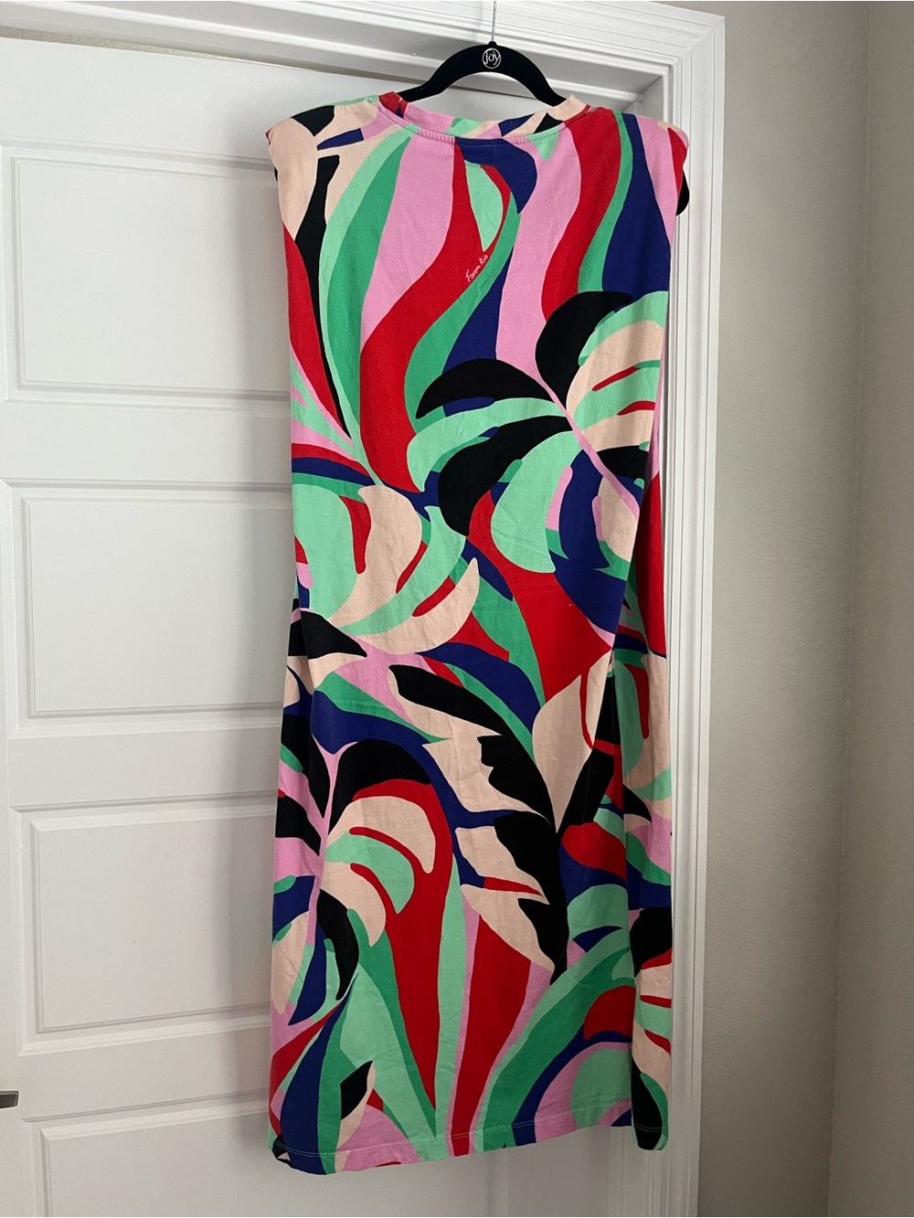 FARM Rio Vibrant Multi-Color Abstract Print Midi Dress - Picture 11 of 11